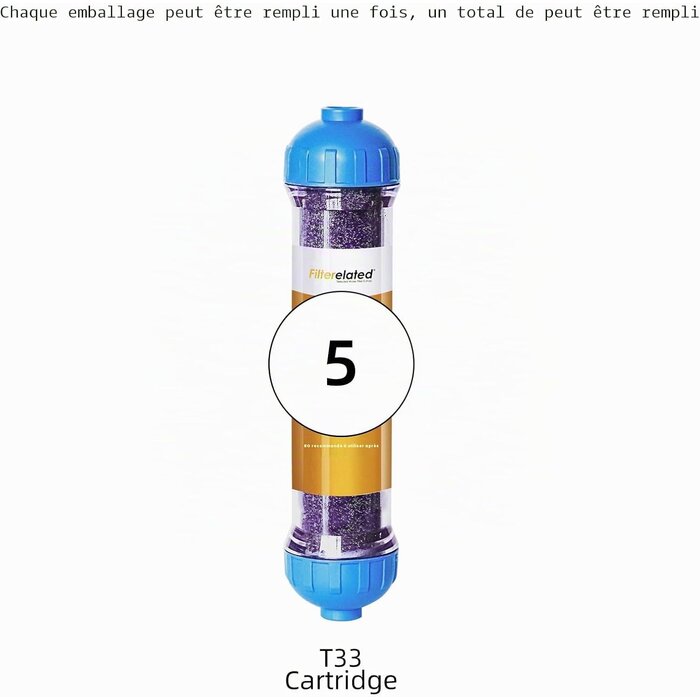 Lot de 5 recharges résine DI pour osmoseur aquarium - Jusqu'à -62%