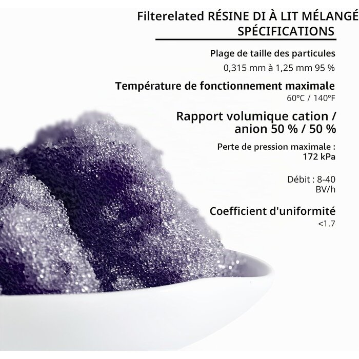 5 Recharges Résine DI Lit Mixte Aquarium - Jusqu'à 59% de réduction
