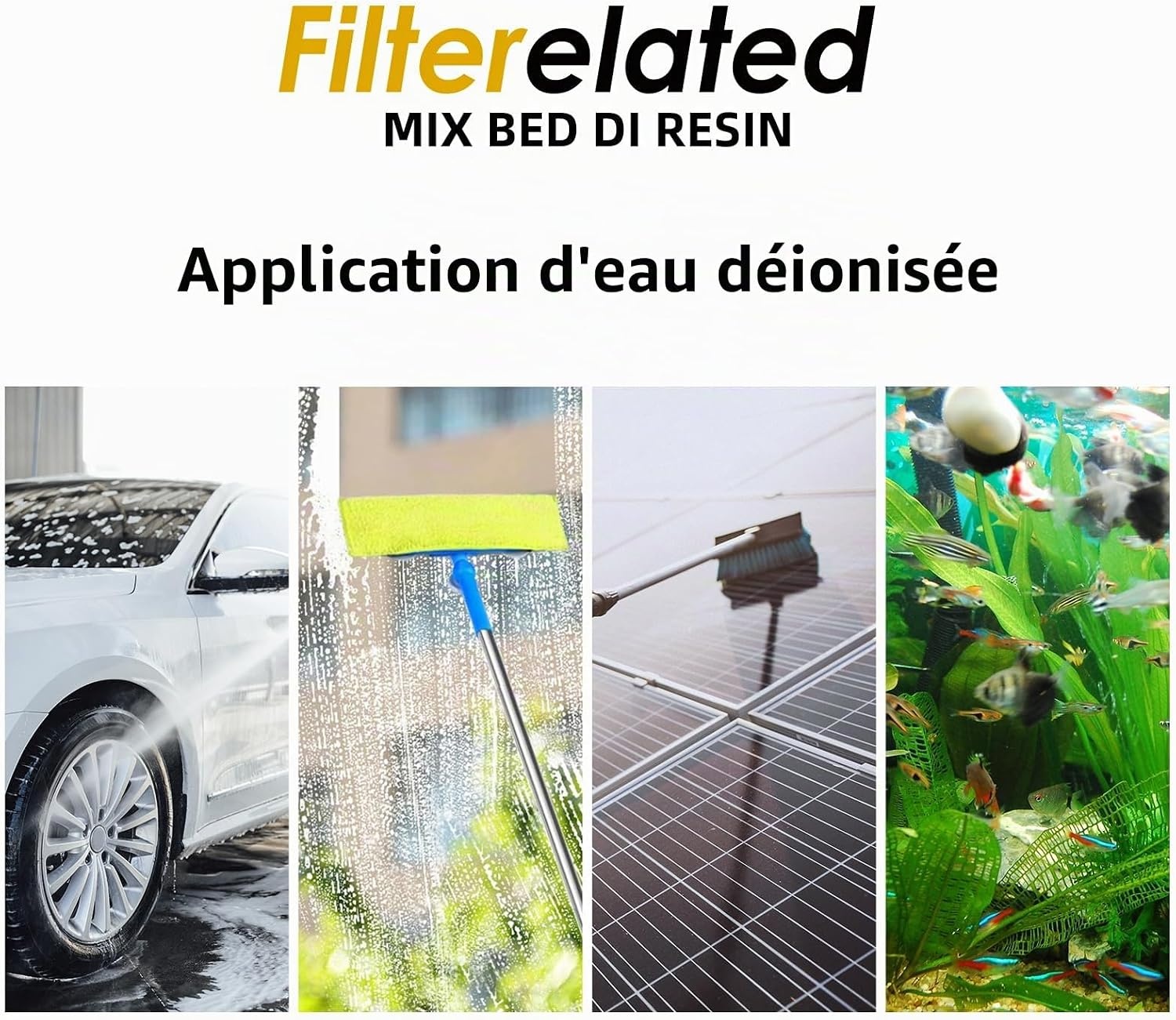 5 Recharges Résine DI Lit Mixte Aquarium - Jusqu'à 59% de réduction