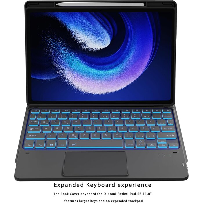 Roofei Étui clavier QWERTZ pour tablette 11 pouces - Jusqu'à 66% de réduction