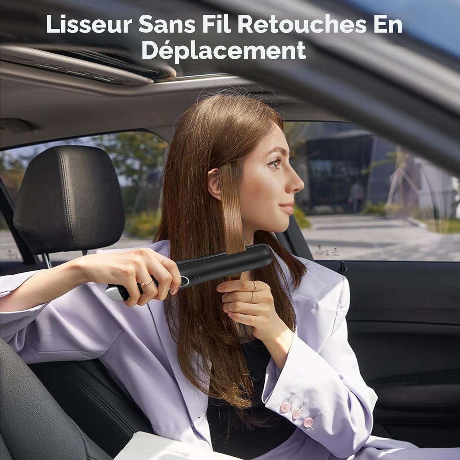 Lisseur et boucleur sans fil 2-en-1 - Compact - Jusqu'à 65% de remise
