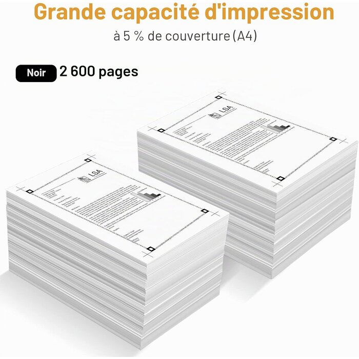 Lot de 2 toners haute capacité - Jusqu'à 59% de réduction