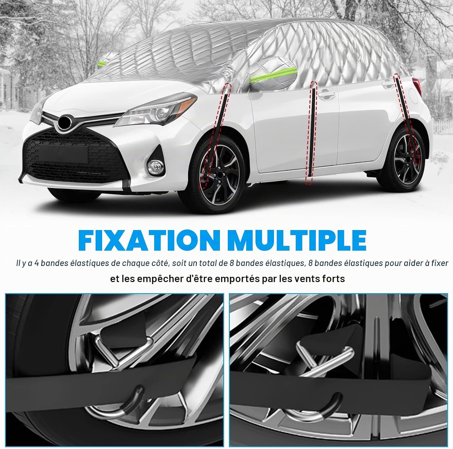 Demi-bâche de protection Toyota Yaris XP150 - Jusqu'à -66% sur votre équipement
