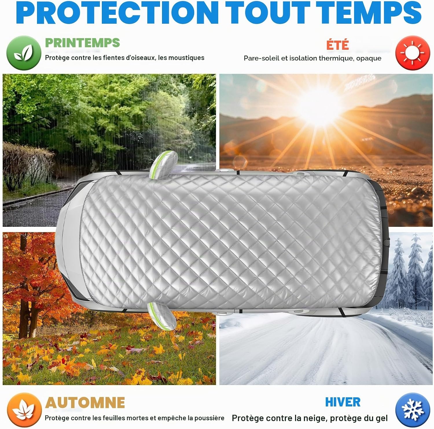 Demi-bâche de protection Toyota Yaris XP150 - Jusqu'à -66% sur votre équipement