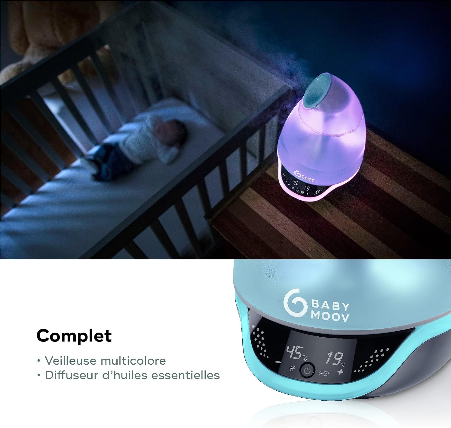 Humidificateur Enfant avec Veilleuse et Diffuseur - Jusqu'à -66% de réduction