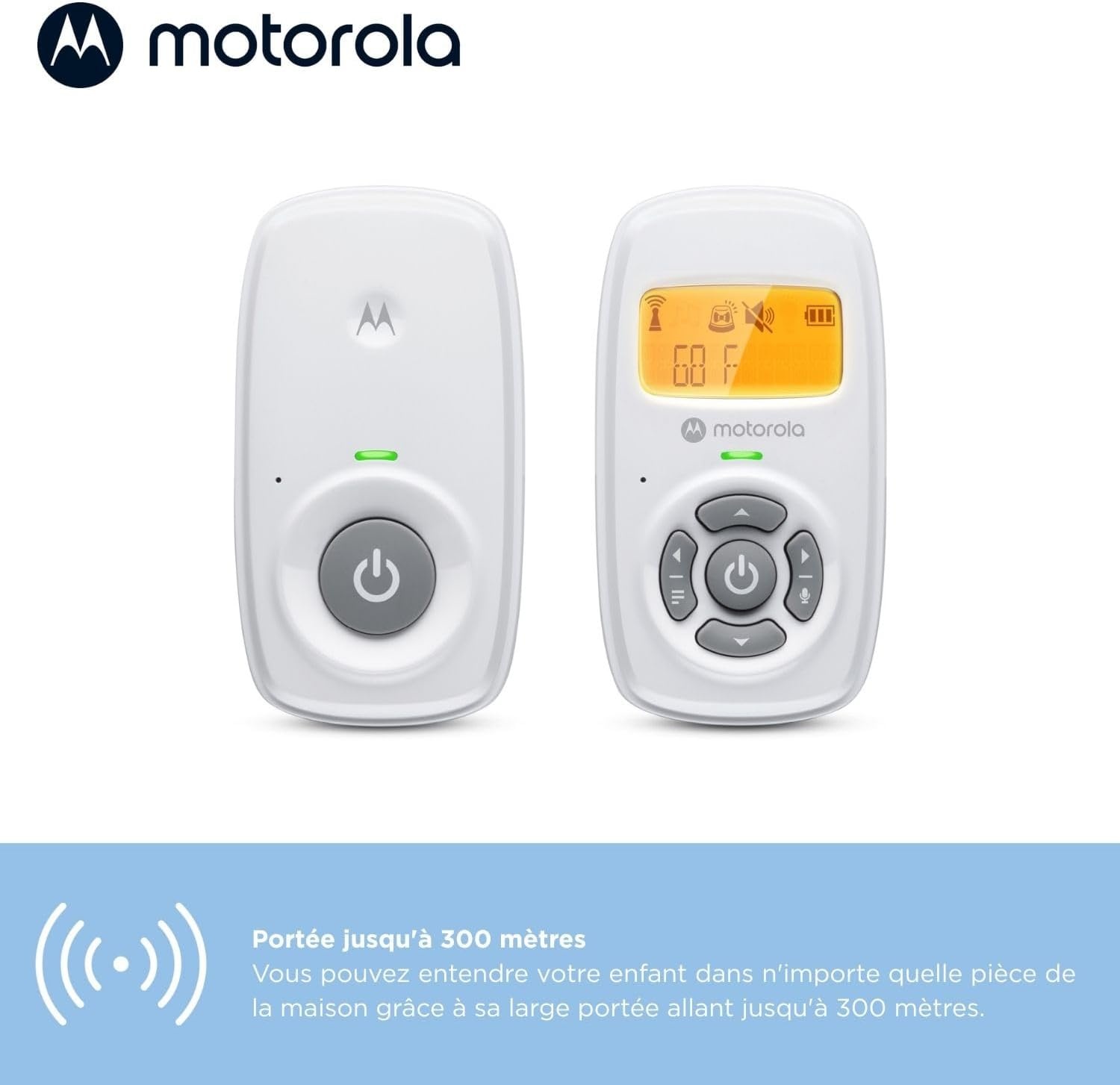 Babyphone Audio DECT avec écran LCD - Jusqu'à 62% de réduction