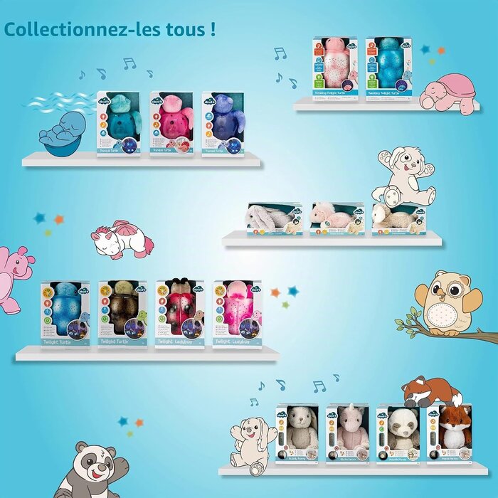 Veilleuse projecteur d'étoiles rose - Jusqu'à -63%