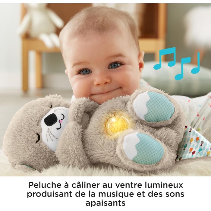 Fisher Price Loutre musicale apaisante pour bébé : jusqu'à 62% de réduction