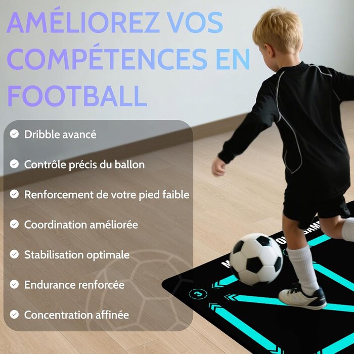 Tapis d'entraînement de football 90x60cm - Jusqu'à 61% de réduction
