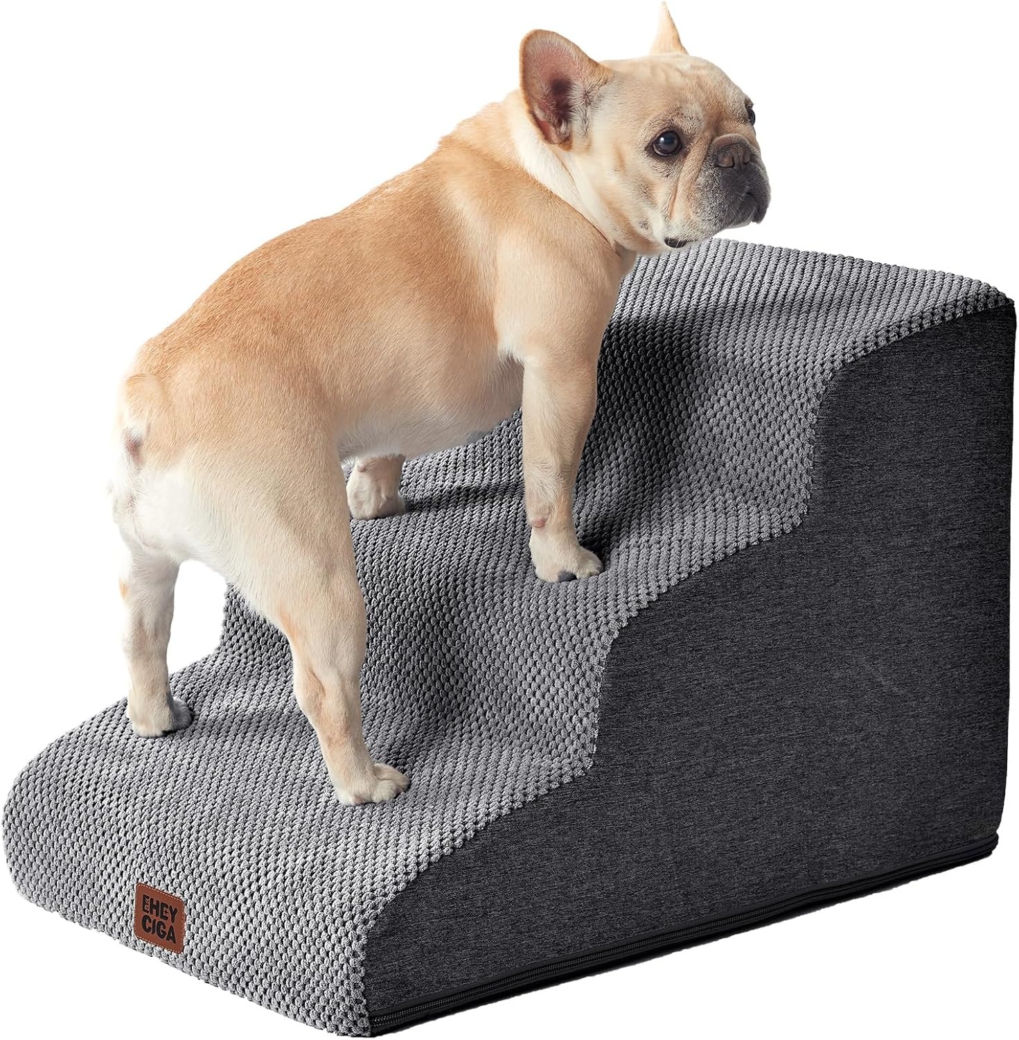 Escalier pour animal hybride 3 marches - Beige - Jusqu'à -68%