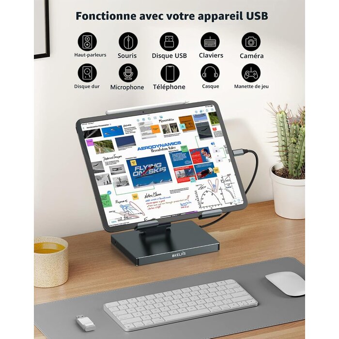 Station d'accueil USB-C 8-en-1 HDMI 4K - Jusqu'à -64% de remise