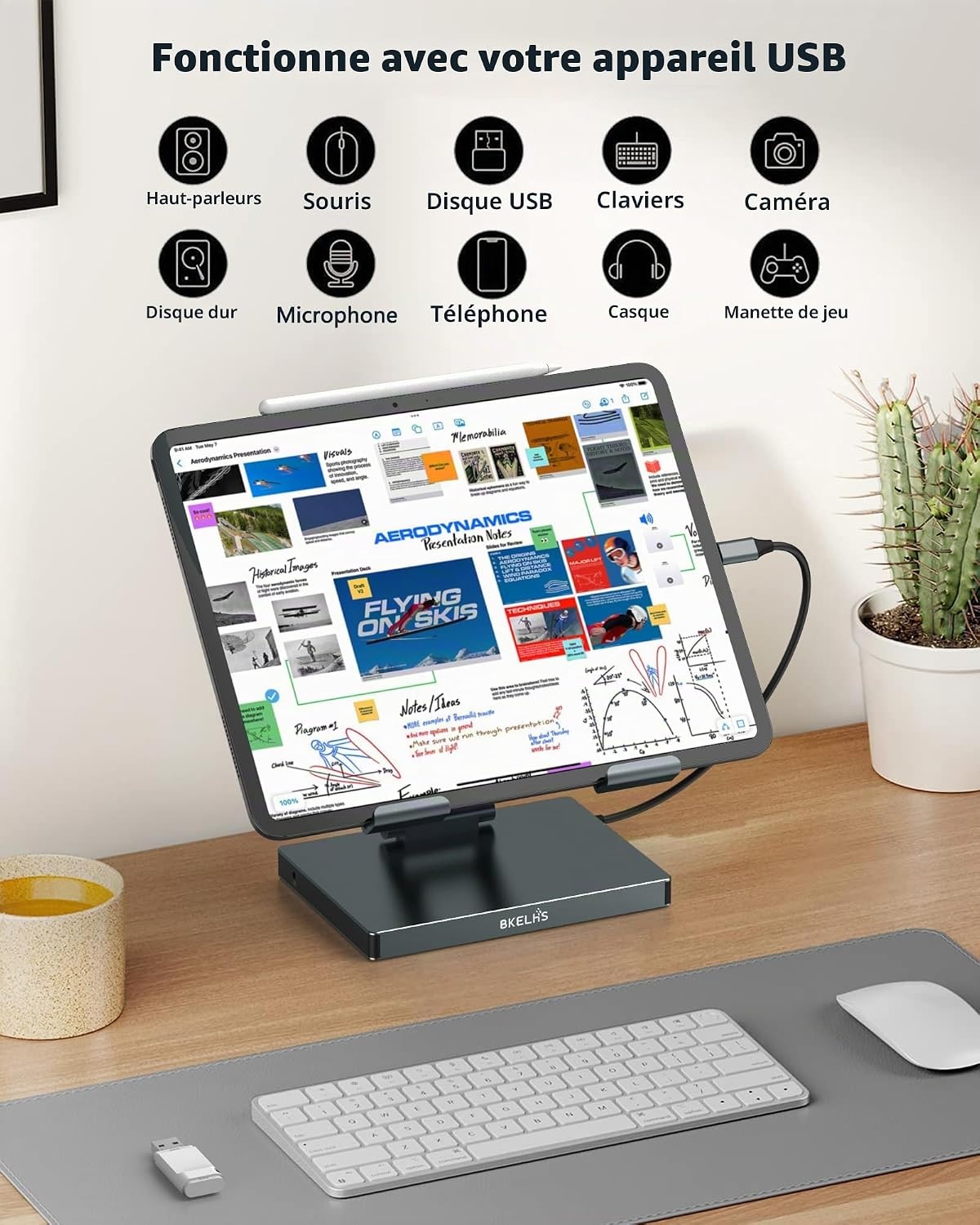 Station d'accueil USB-C 8 en 1 - Jusqu'à 64% de réduction