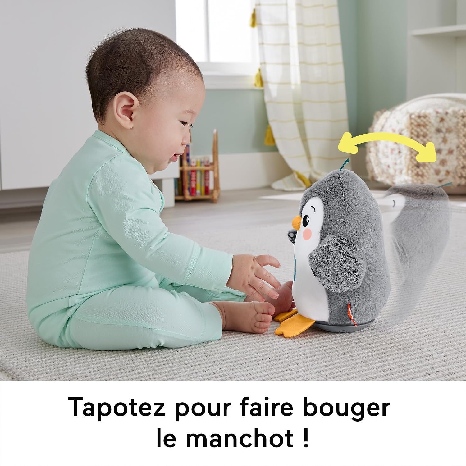 Fisher Price Pingouin interactif sensoriel pour bébé - Jusqu'à 63% de réduction