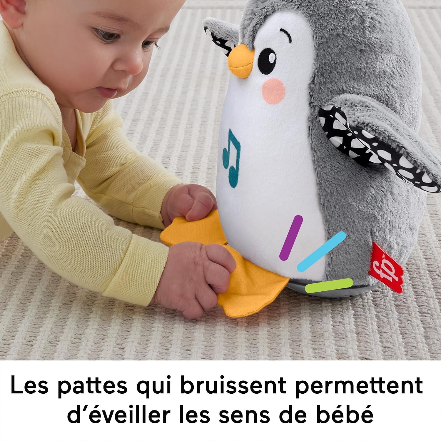 Fisher Price Pingouin interactif sensoriel pour bébé - Jusqu'à 63% de réduction