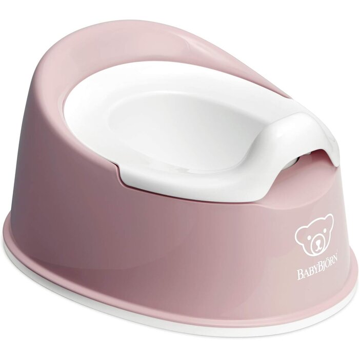 Pot de propreté ergonomique pour enfant - Rose/Blanc - Jusqu'à -63%
