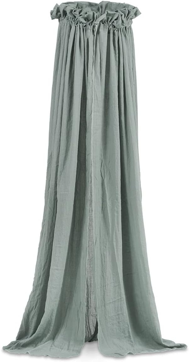 Ciel de lit bébé vintage blanc 205 cm - Jusqu'à 61% de réduction