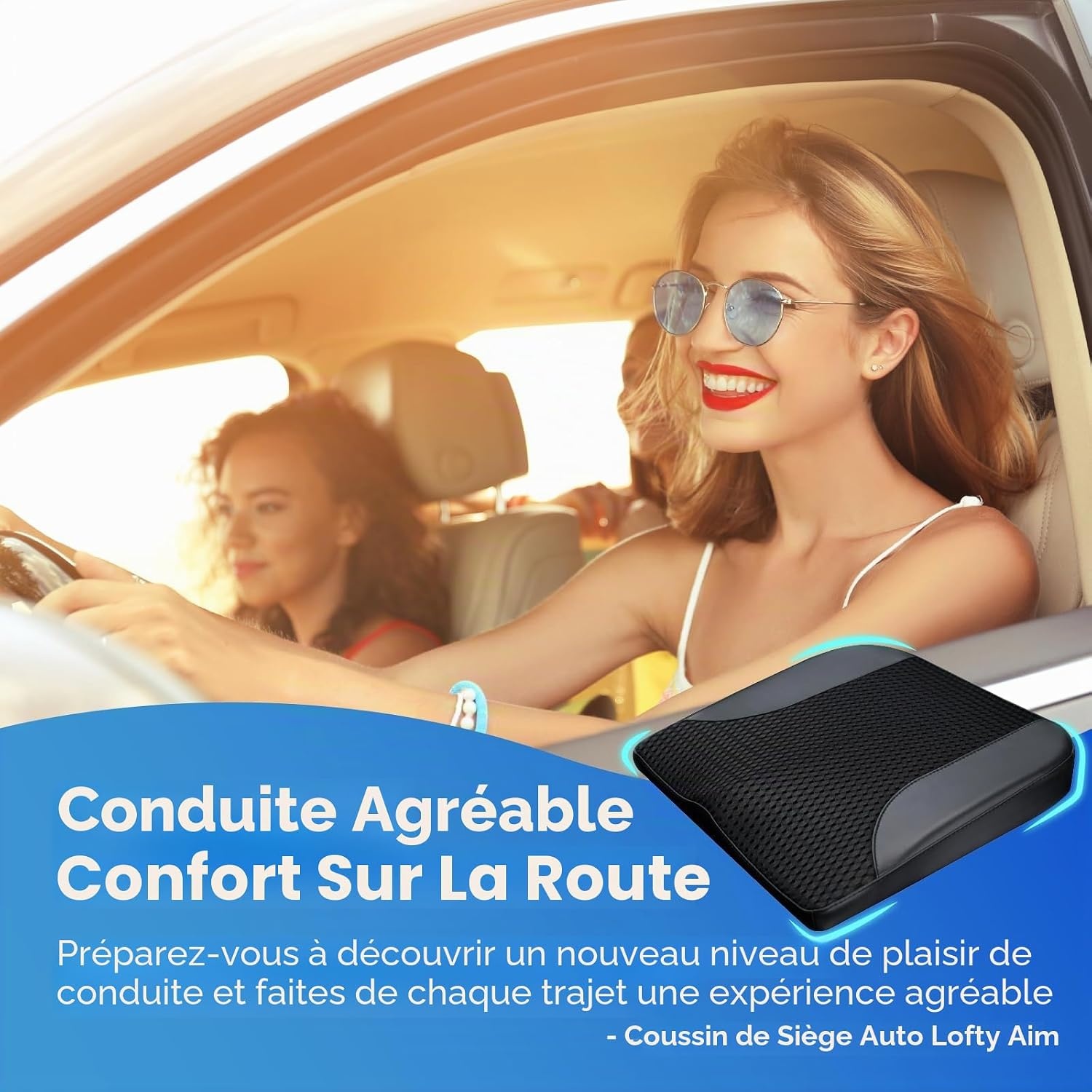 Coussin de siège ergonomique à mémoire de forme - Jusqu'à 64% de remise