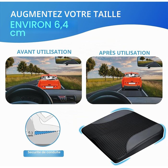 Coussin de siège ergonomique à mémoire de forme - Jusqu'à -64%