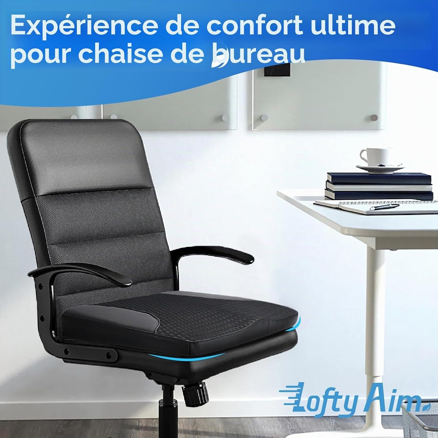 Coussin de siège ergonomique à mémoire de forme - Jusqu'à -64%