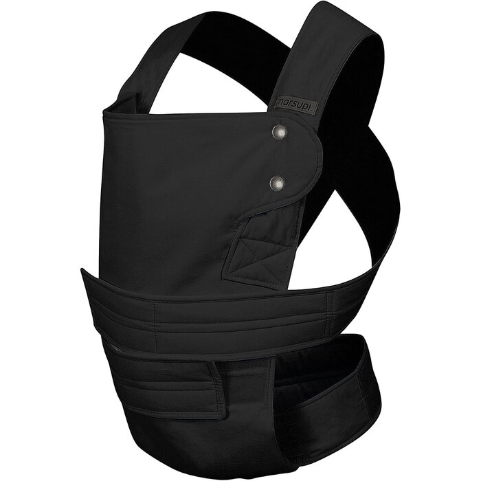 Porte-bébé physiologique coton bio - Noir - Taille XL - Jusqu'à -67%