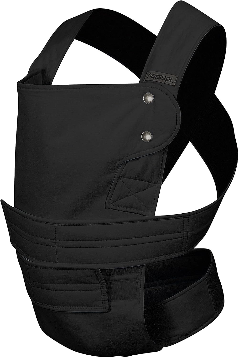 Porte-bébé physiologique coton bio - Noir - Taille XL - Jusqu'à -67%