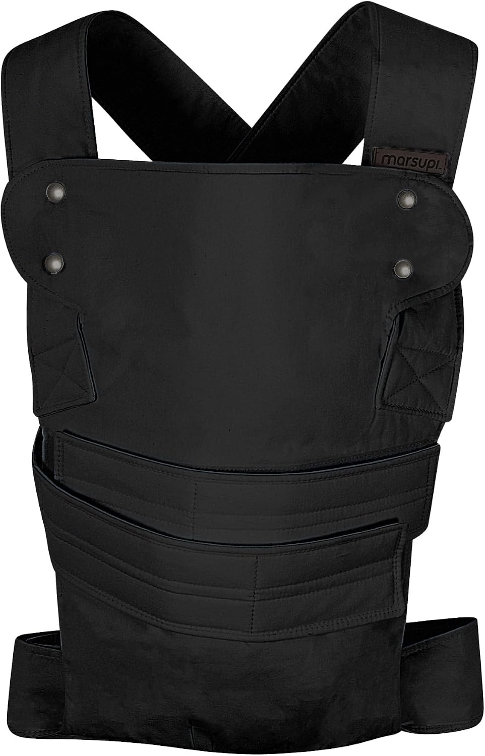 Porte-bébé physiologique coton bio - Noir - Taille XL - Jusqu'à -67%