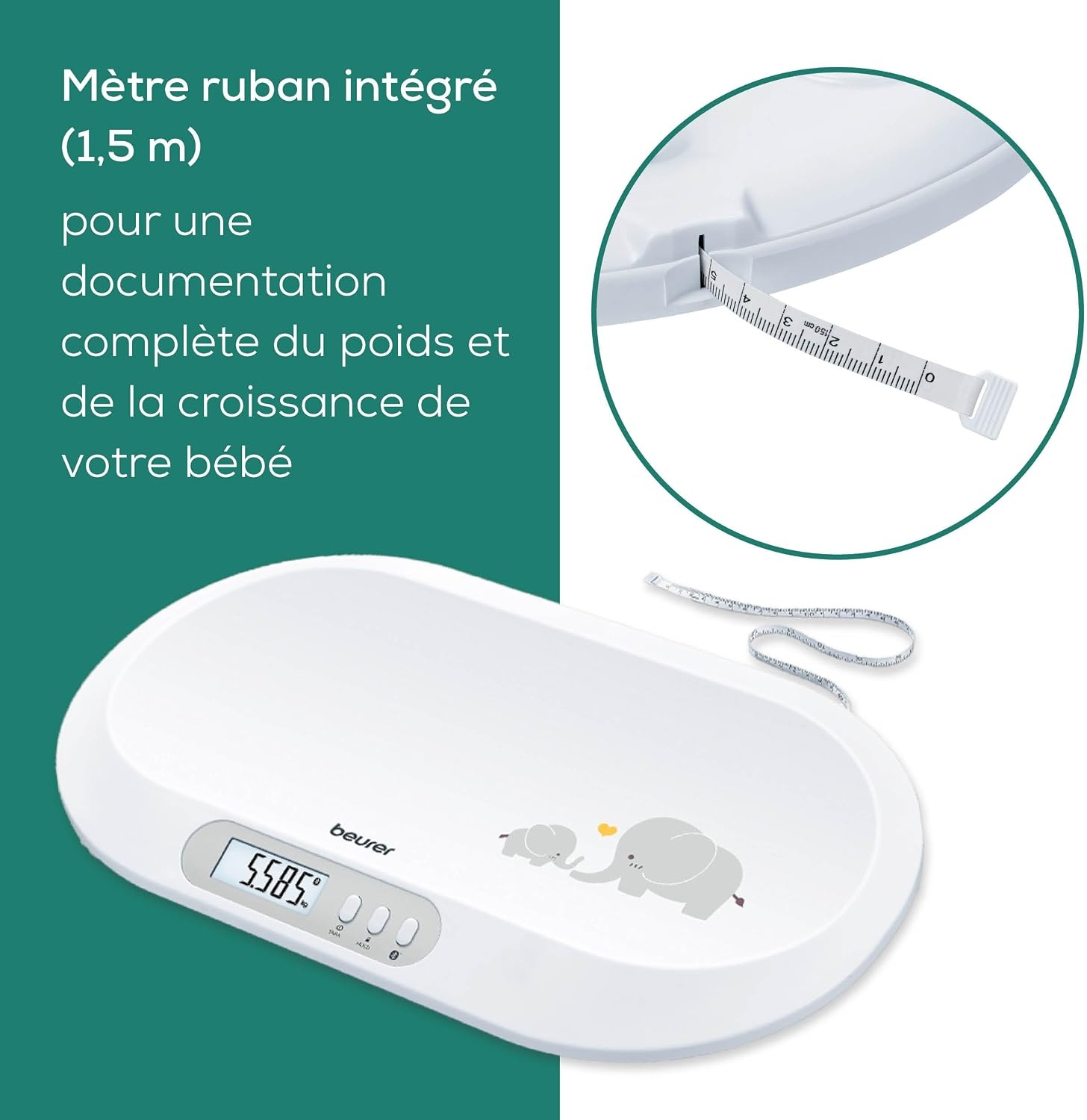 Pèse-bébé numérique Bluetooth - Jusqu'à -64% sur votre équipement bébé