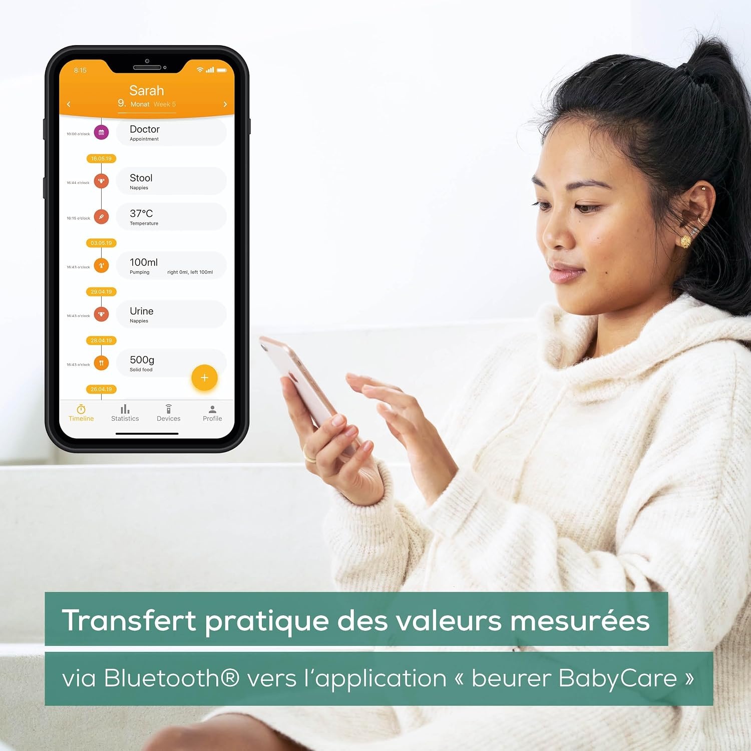Pèse-bébé numérique Bluetooth - Jusqu'à -64% sur votre équipement bébé