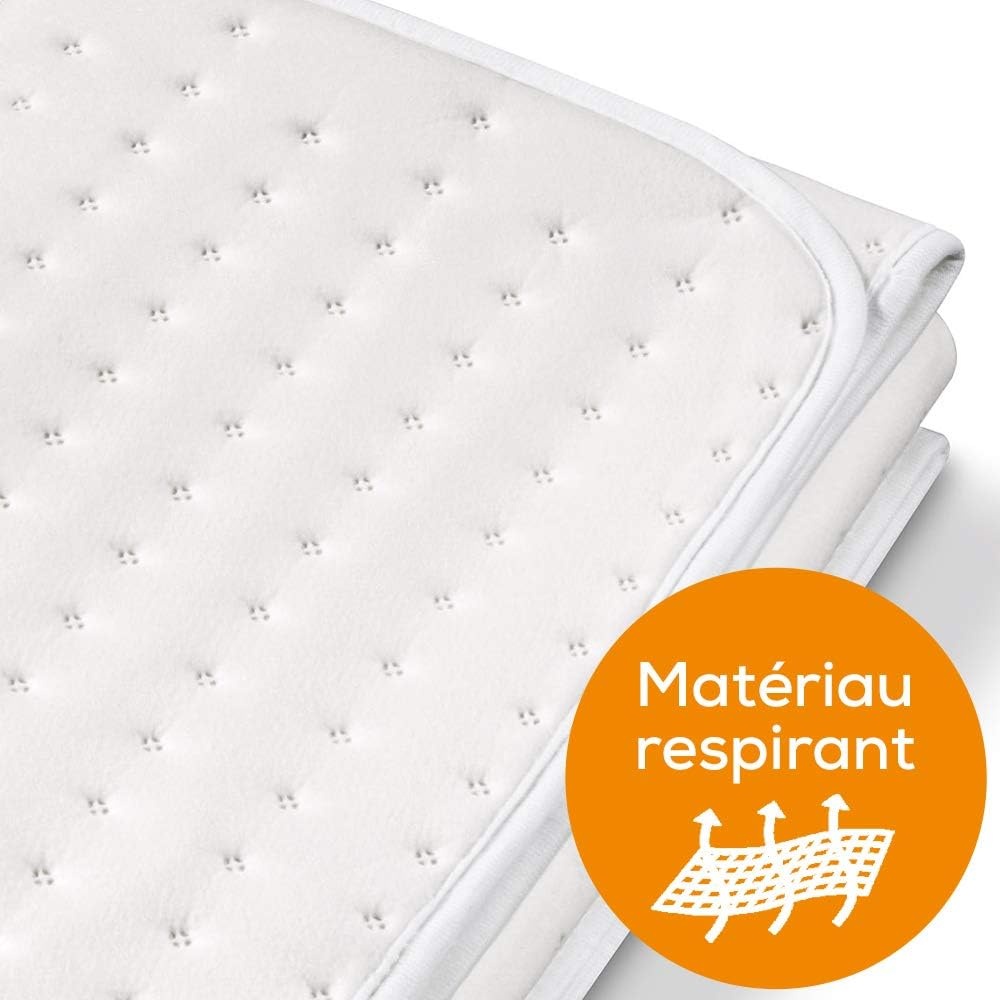 Chauffe-matelas électrique 150x80cm Polaire - Jusqu'à -63%
