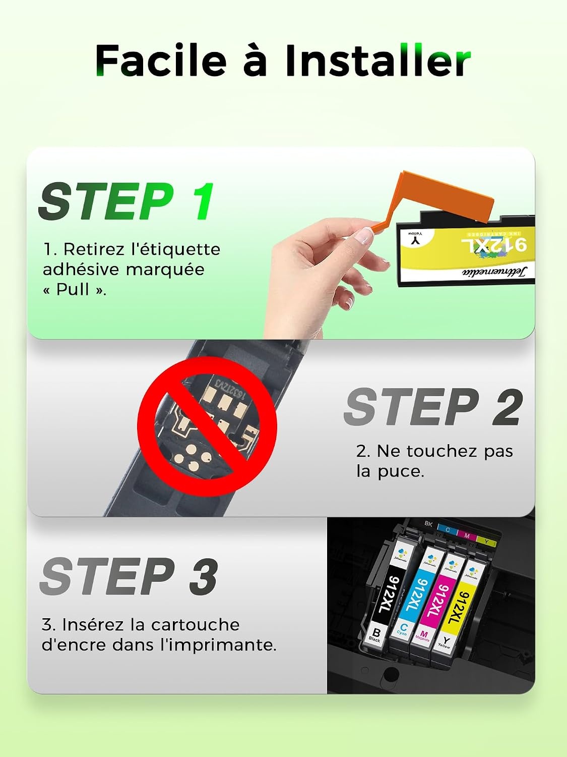 Pack 4 cartouches compatibles HP 912XL - Jusqu'à 28% de remise
