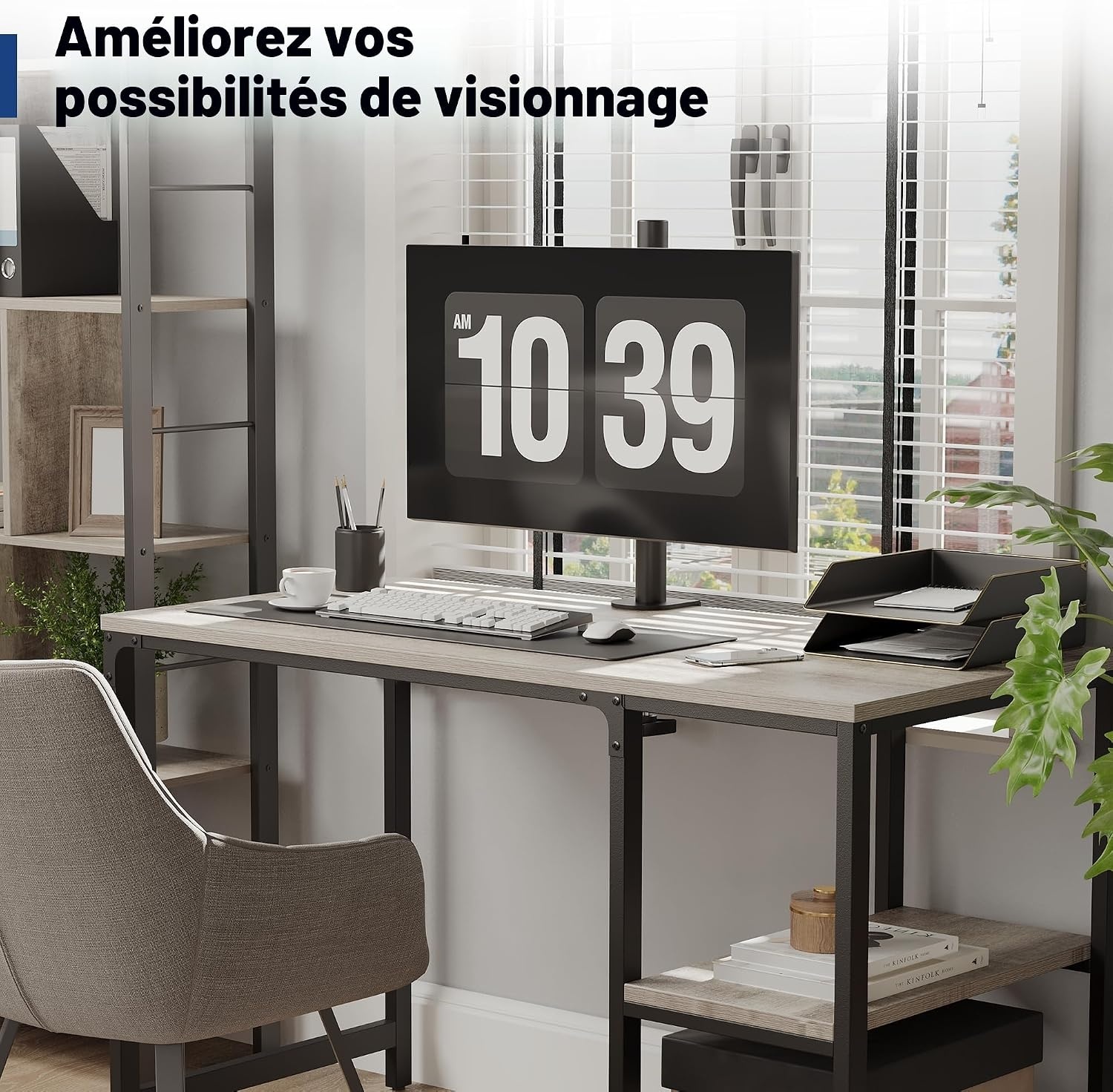 Bras support écran ergonomique réglable - Jusqu'à 60% de remise