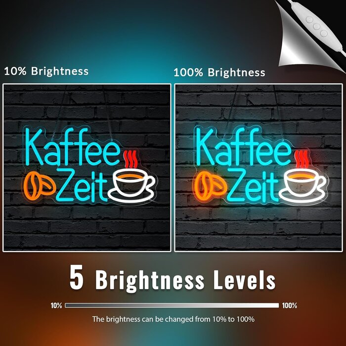Enseigne Néon LED Coffee Time - Jusqu'à -59% sur votre déco lumineuse