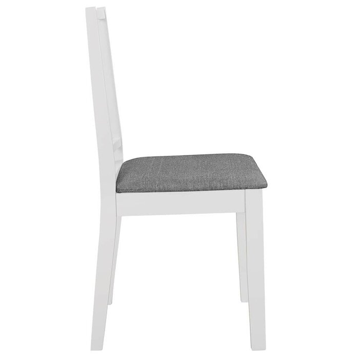 Vidaxl Lot de 2 chaises de salle à manger en bois blanc - Jusqu'à -41%