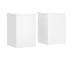 Vidaxl Lot de 2 supports pour plantes blancs - Jusqu'à -42%