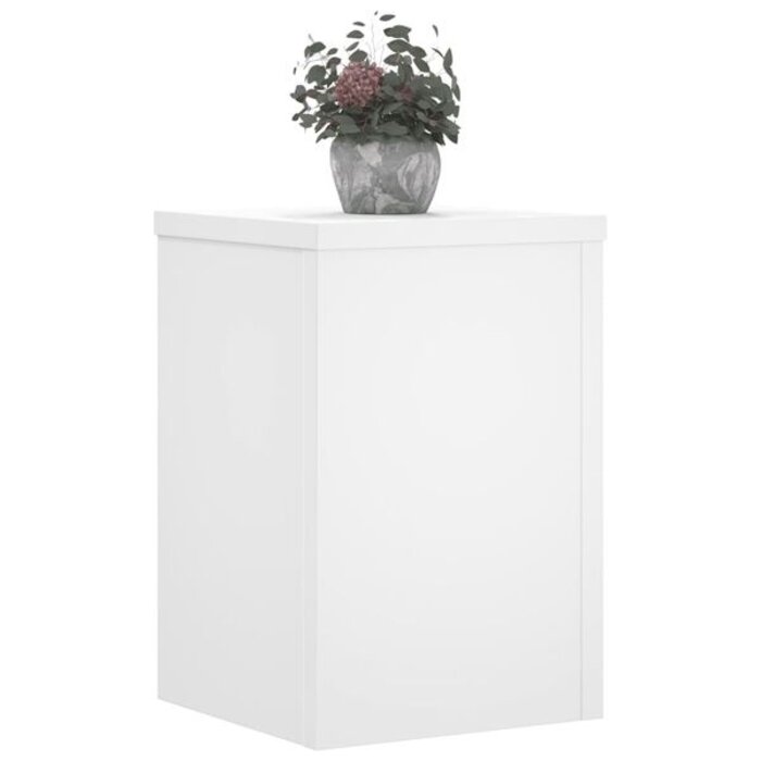Vidaxl Lot de 2 supports pour plantes blancs - Jusqu'à -37% sur l'outlet