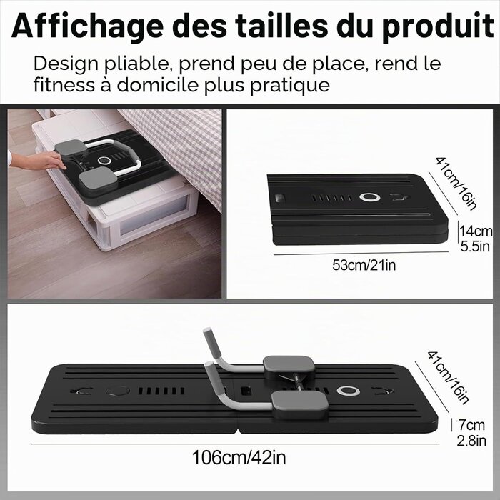 Appareil abdominal multifonction : remise jusqu'à 64% sur votre équipement