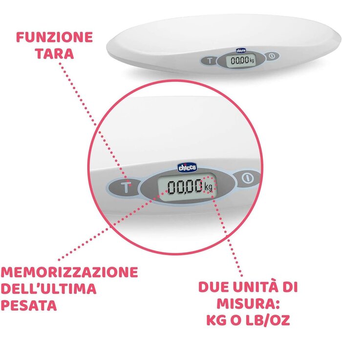 Chicco Pèse-bébé électronique haute précision - Jusqu'à 63% de remise