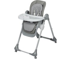 Chaise haute inclinable et réglable - Gris - Jusqu'à -64%