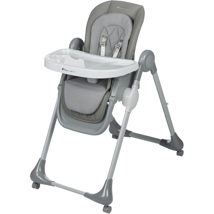 Chaise haute inclinable et réglable - Gris - Jusqu'à -64%
