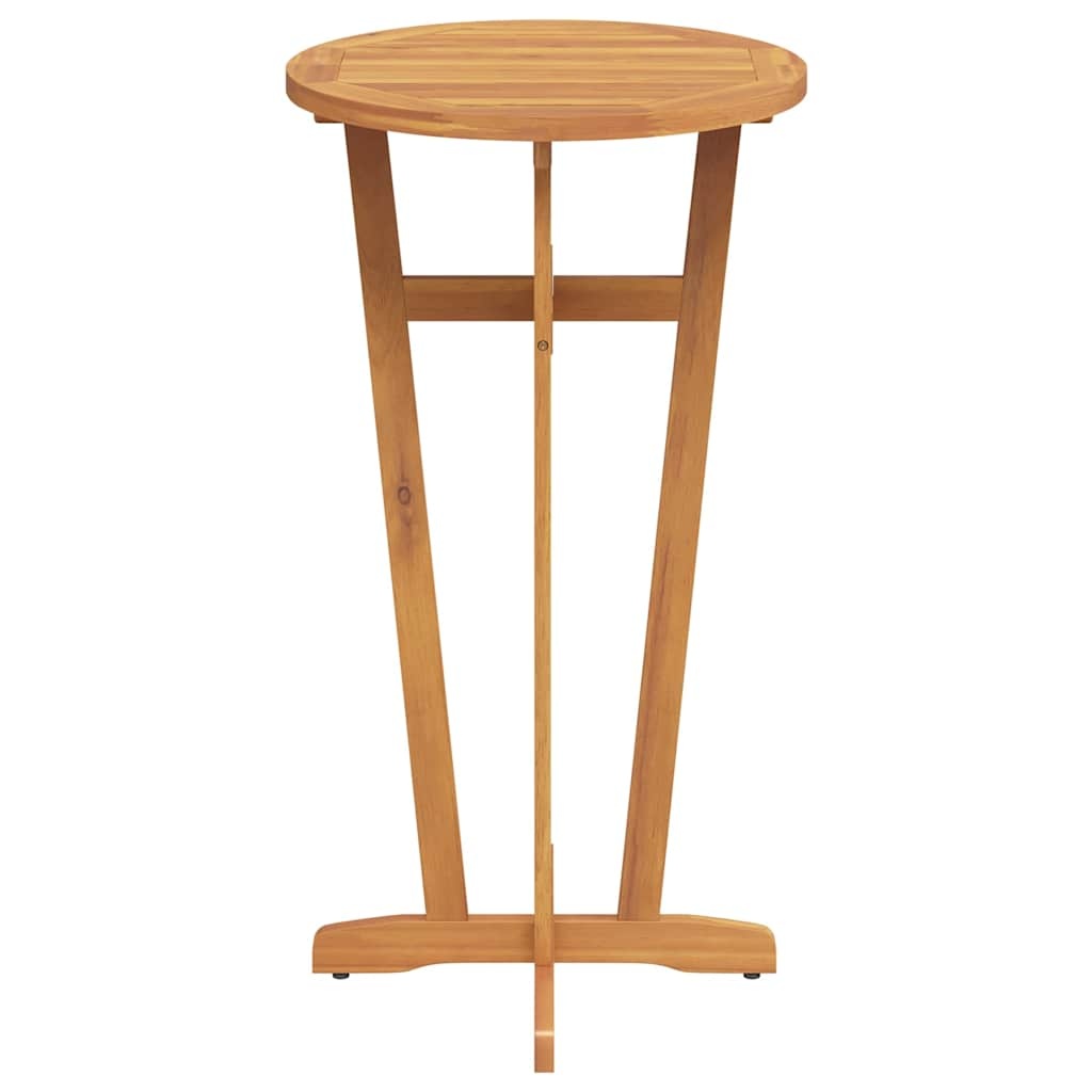 Vidaxl Table de bar de jardin en acacia massif Ø 60 cm - Jusqu'à -41%