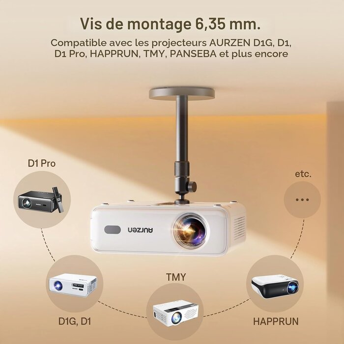 Support de plafond pour projecteur orientable - Jusqu'à -59% de remise