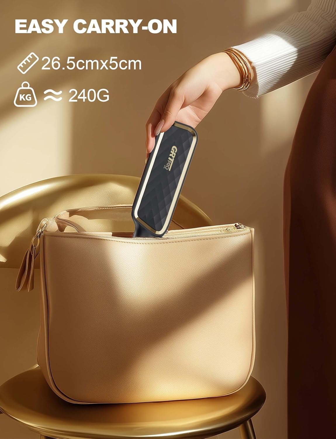 Brosse lissante 2-en-1 céramique - Jusqu'à -61% sur votre coiffure parfaite