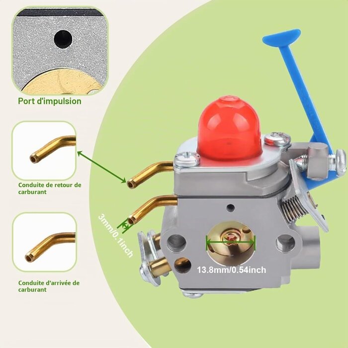 Kit carburateur débroussailleuse - Jusqu'à -58% sur votre entretien jardin