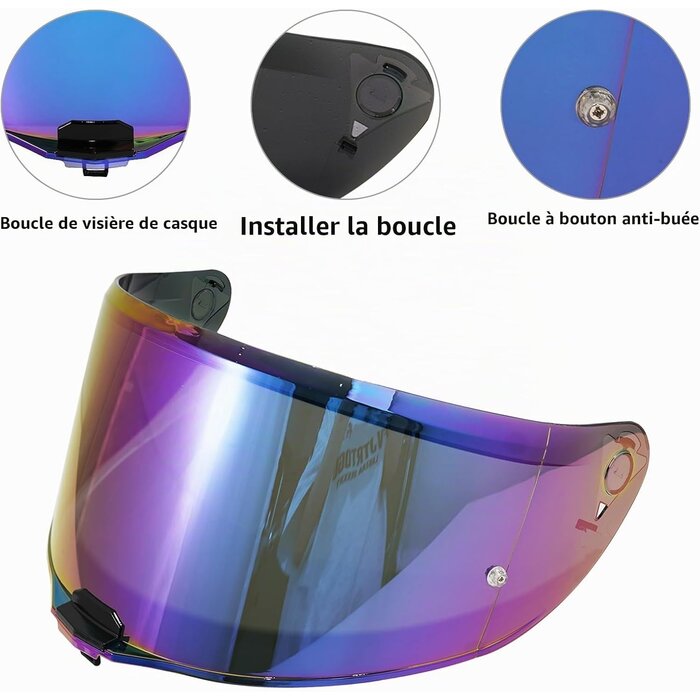 Visière moto interchangeable - Jusqu'à -62% sur modèles VECTOR II / FF811