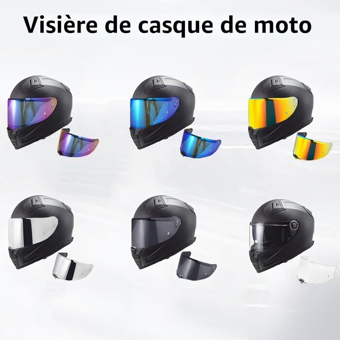 Visière moto interchangeable - Jusqu'à -62% sur modèles VECTOR II / FF811