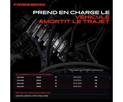 Frankberg Lot de 2 ressorts de suspension avant pour monospace - Jusqu'à -60%