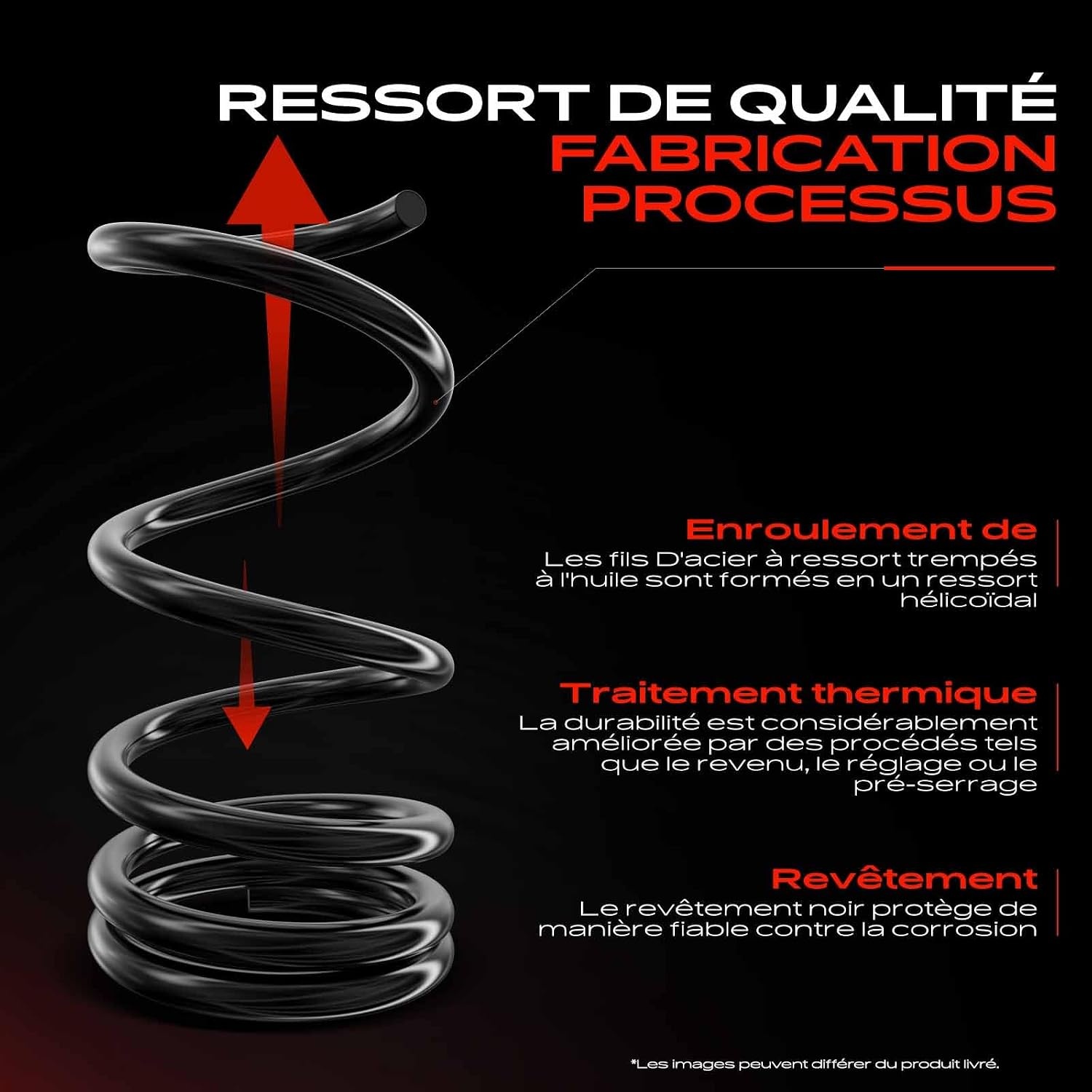Frankberg Lot de 2 ressorts de suspension avant pour monospace - Jusqu'à -60%