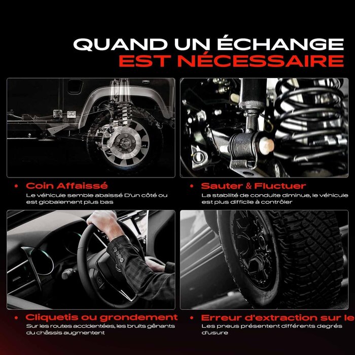 Frankberg Lot de 2 ressorts de suspension avant pour monospace - Jusqu'à -60%