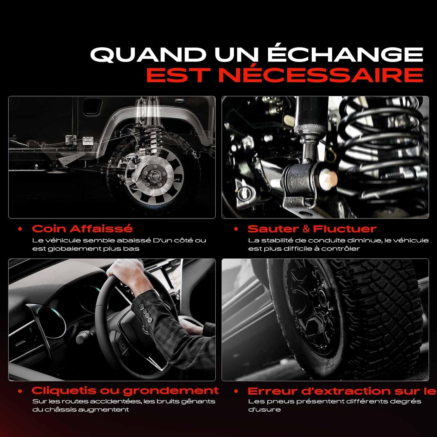Frankberg Lot de 2 ressorts de suspension avant pour monospace - Jusqu'à -60%