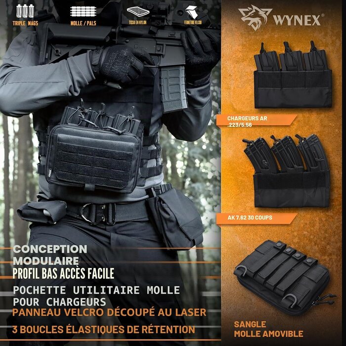Pochette utilitaire tactique modulaire - Jusqu'à 58% de remise